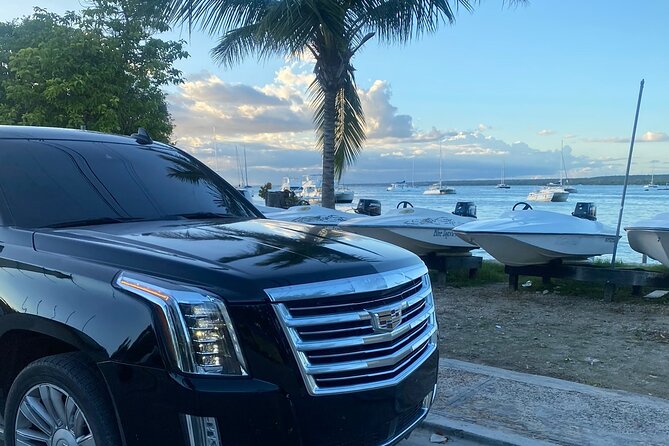 Vip Cadillac transportation in Punta Cana-BAVARO ROUNDTRIP - Inside the ride: Wi‑Fi, cold water, and a smooth, clean car