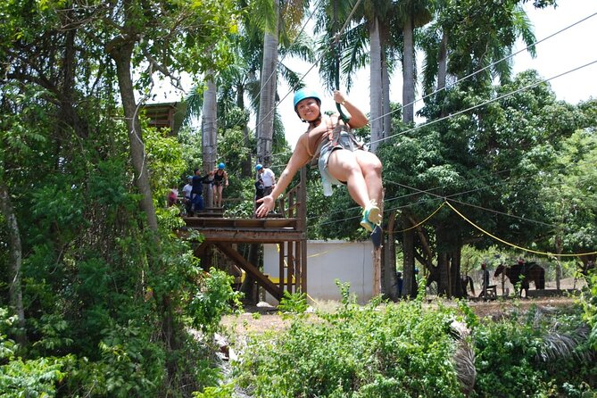 VIP DayPass: ATV, ZipLine, Horse Riding / Shore Excursion & Hotel - Pool Zip Lining, Gardens, and Rescued Animals to Close the Loop