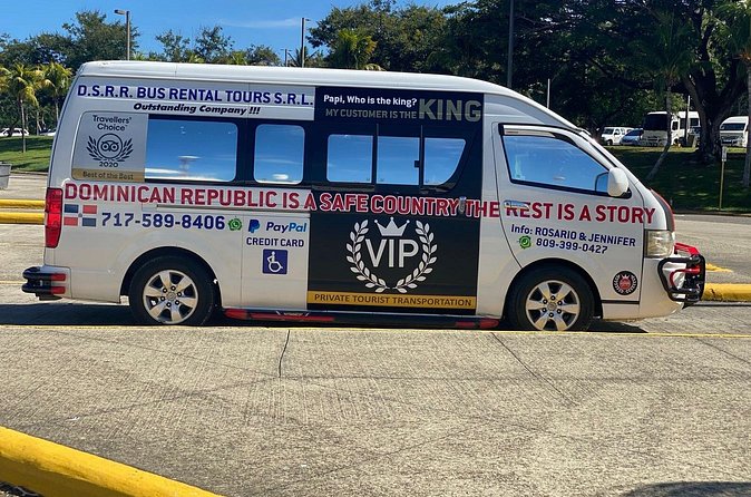 Wheelchair accessible van Puerto plata to ( POP) airport Roundtrip transfer - Your ride experience: WiFi, bottled water, and AC