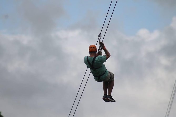 Zip Line - Half Day Trip - The Big Moment: Six Lines and a Splash Landing