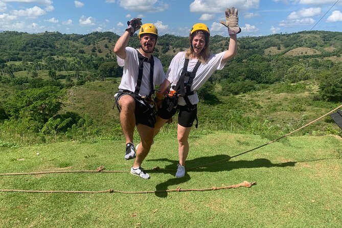 Zip line with 7 waterfall - Lunch plus the Dominican add-ons: fruit, cigars, mamajuana, gifts