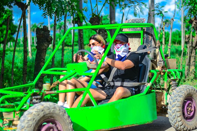 Zipline, Horse, Buggy and Macao Beach, Water Park with Lunch - Anamuya Zipline: 60-Foot Views, 8 Lines, and a Suspension Bridge